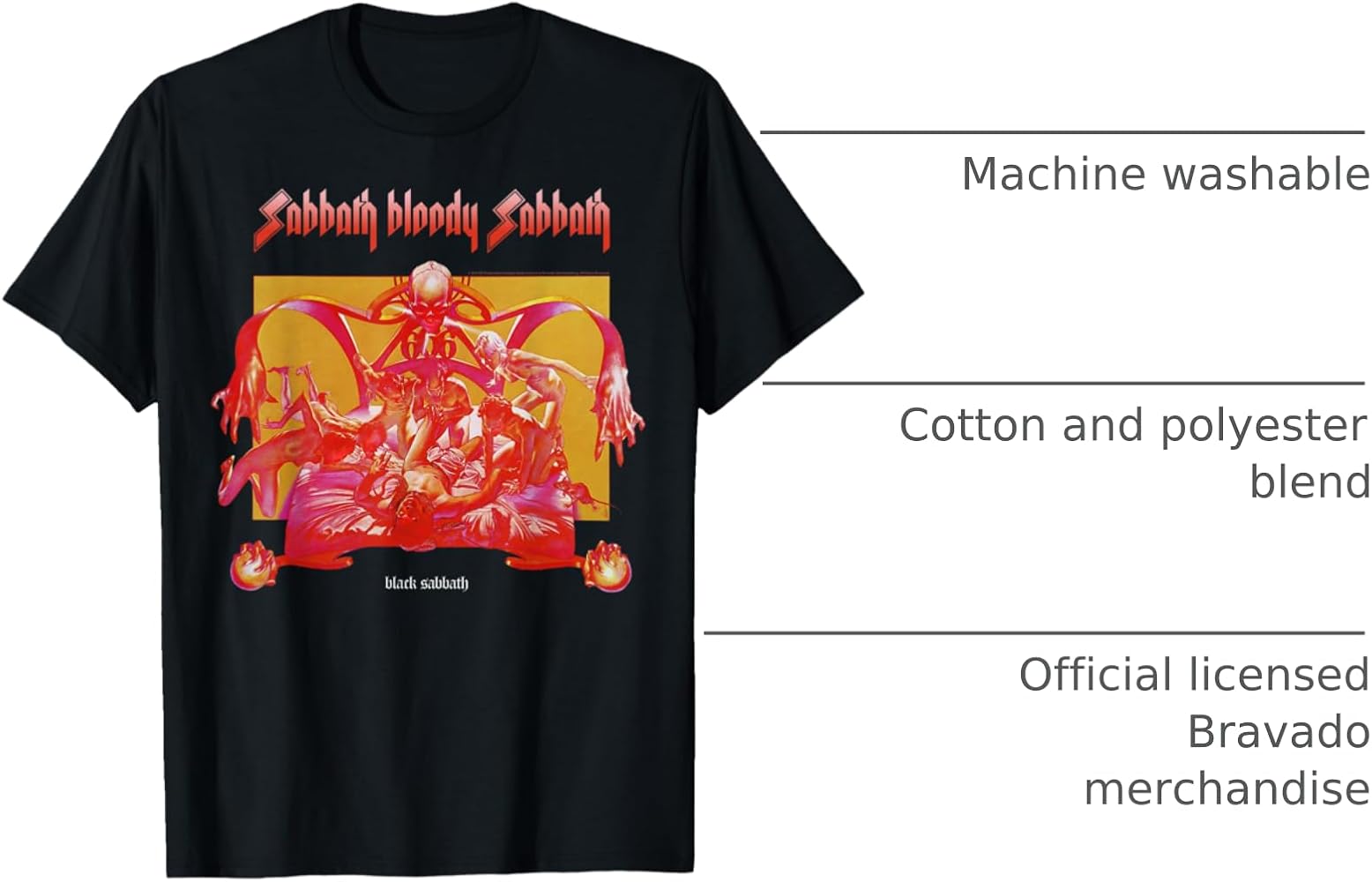 Amazon.com: Black Sabbath Official Sabbath Bloody Sabbath